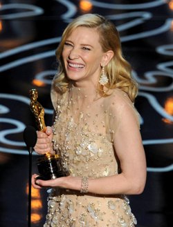 Cate Blanchett Oscars opal earrings
