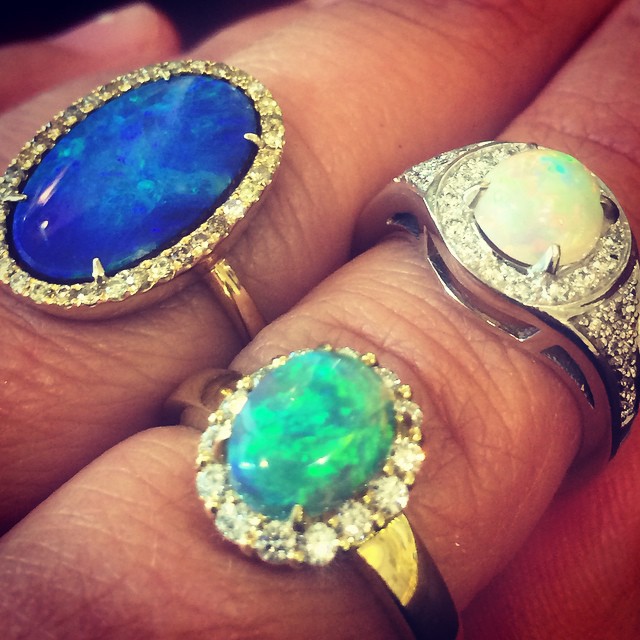 Opal rings - Henne Jewelers