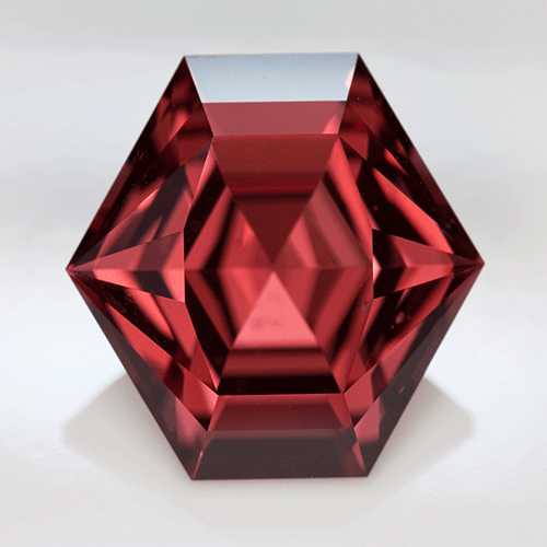 Red Garnet polished gemstone