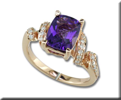 Amethyst ring from Parlé Jewelry Designs