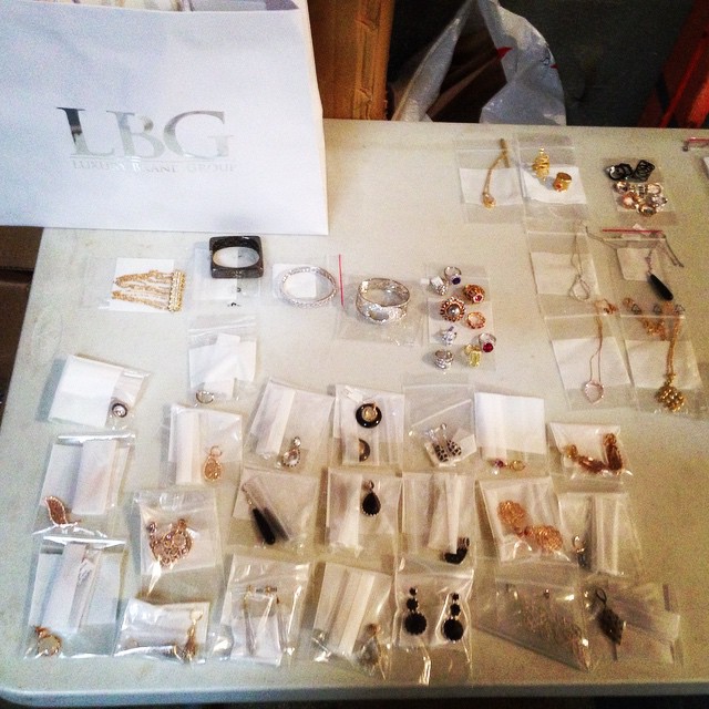 Luxury Brand Group prepares for travel by individually packing items in their own bag.