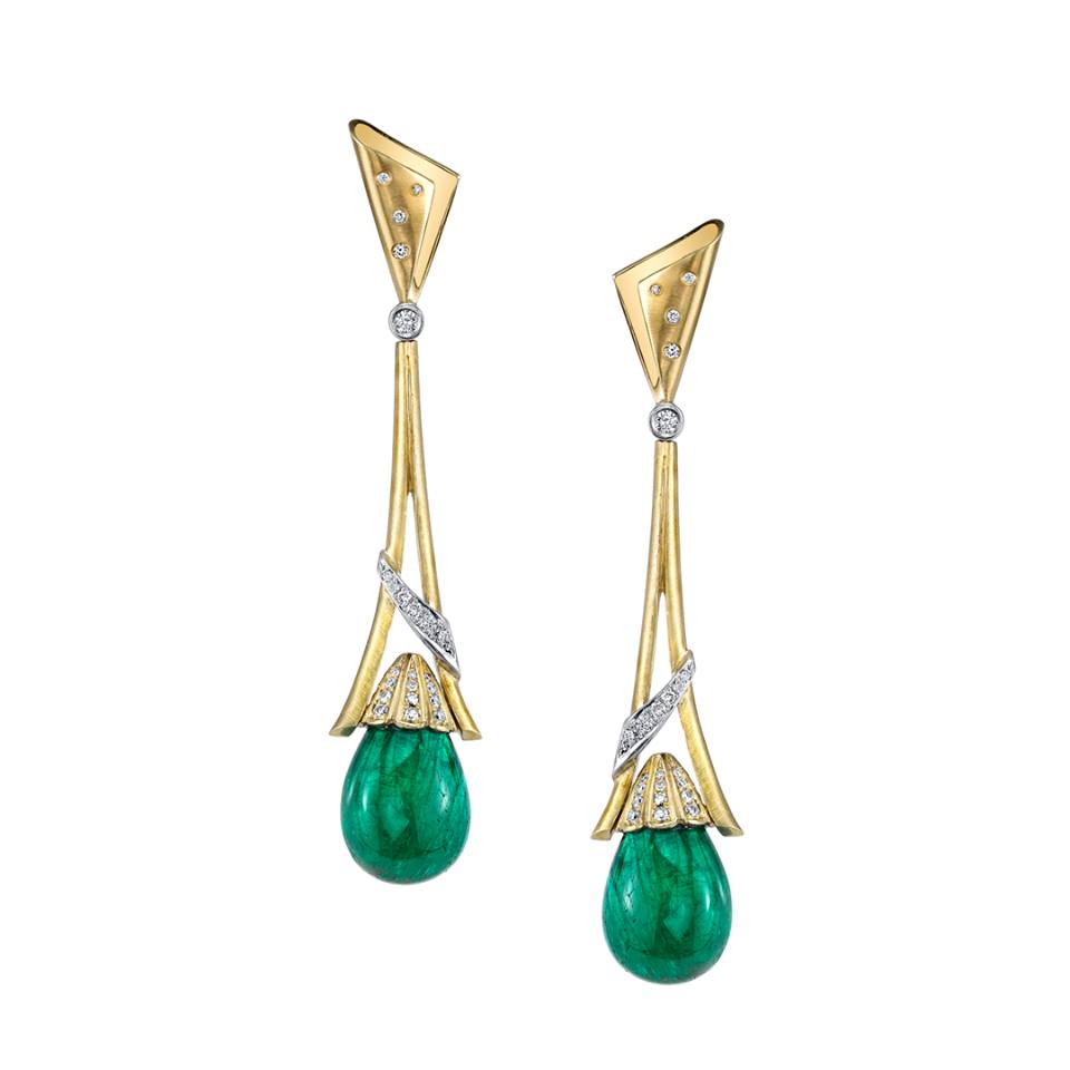Emerald earrings from AG Gems