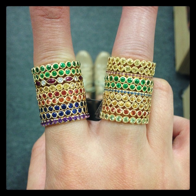 Rings from Erica Courtney Jewelry