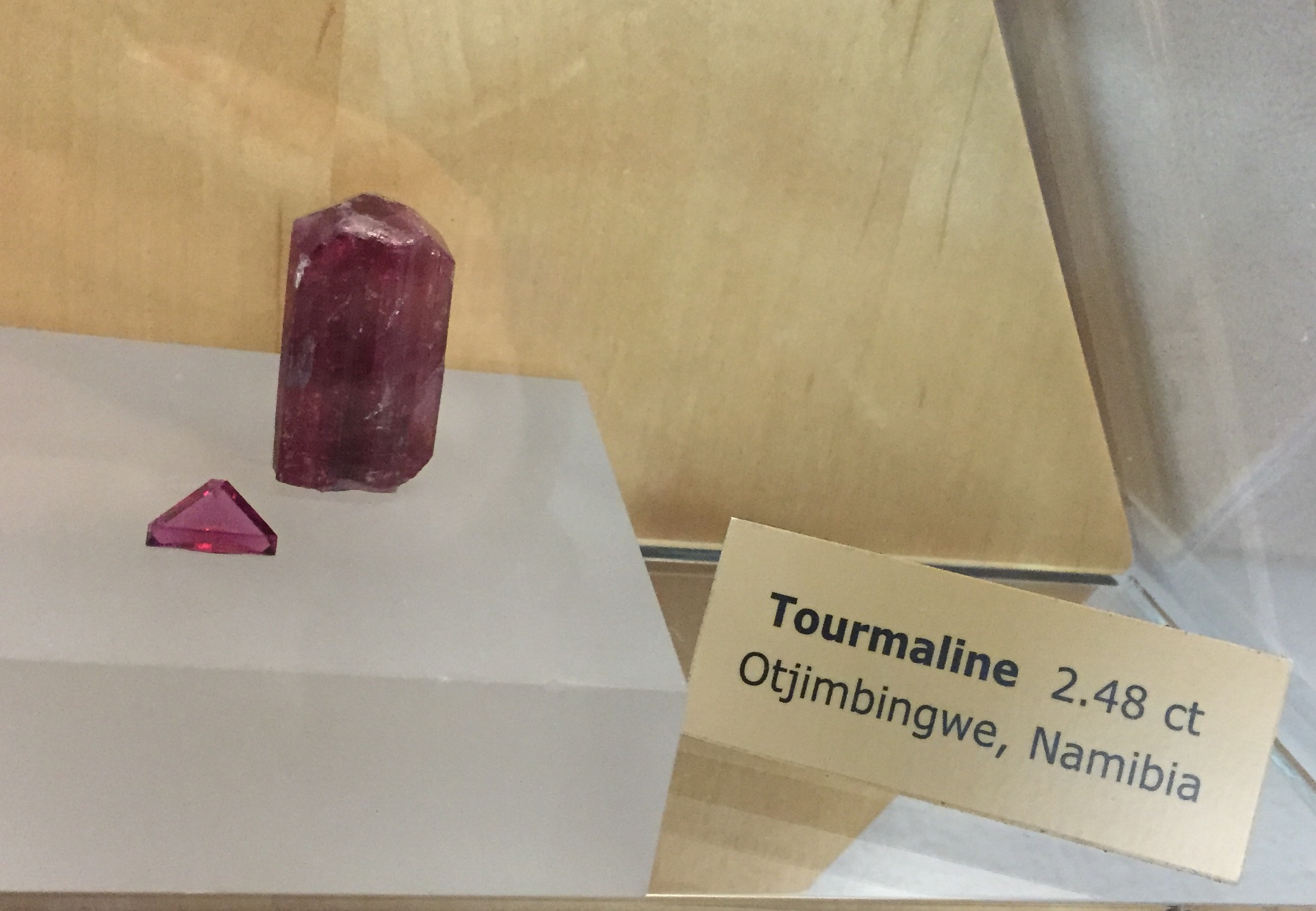Tourmaline from AGS headquarters