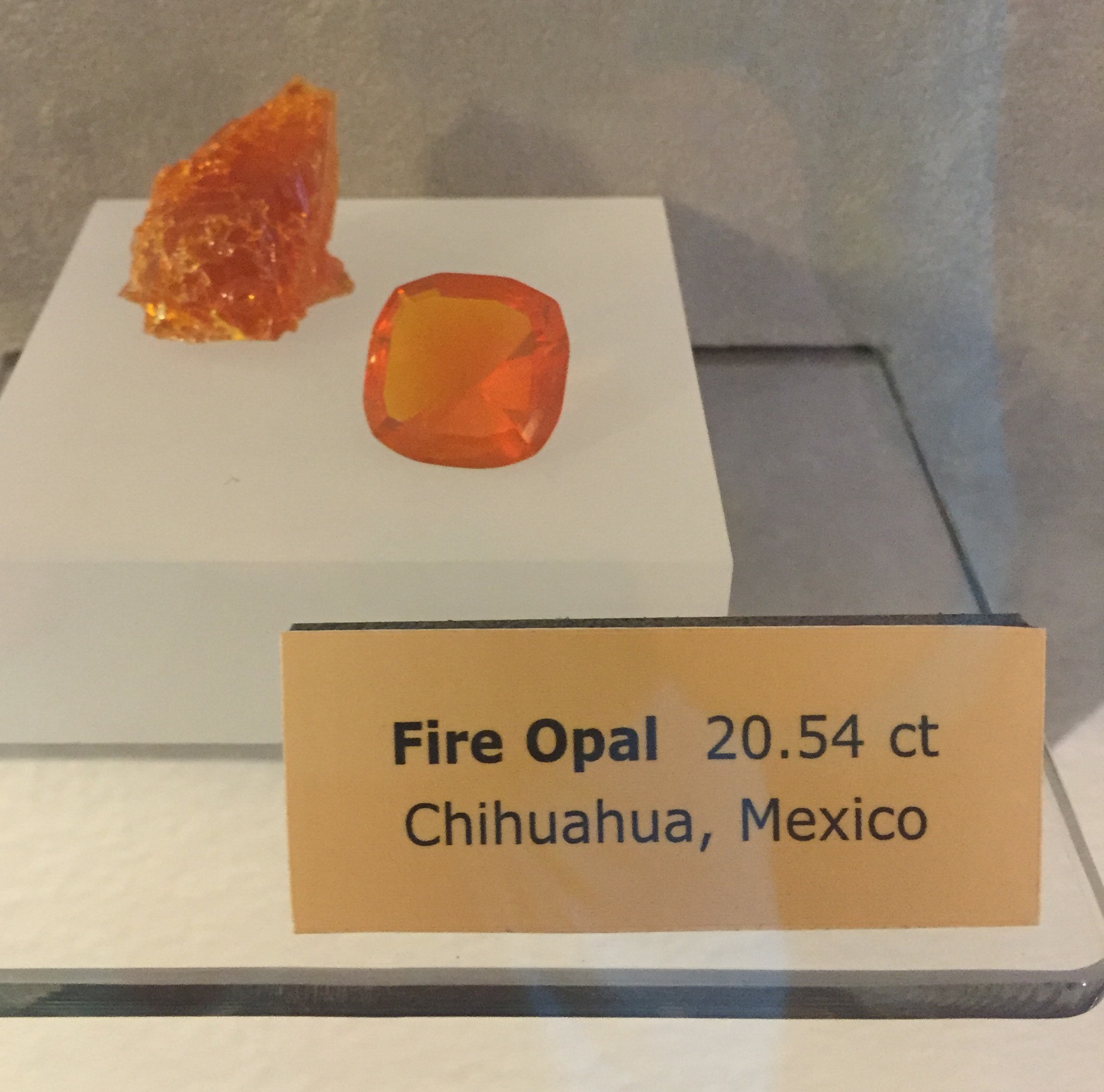 Fire Opal from AGS headquarters