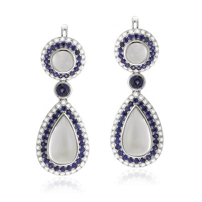 Moonstone yael-earrings