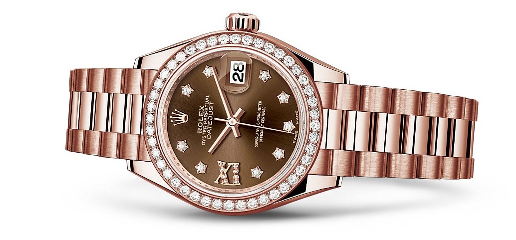 Lady-DateJust 28 by Rolex.