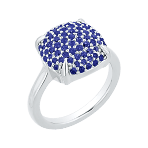 Blue sapphire “Lecircque” ring by Shah Luxury 