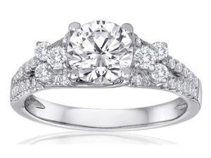 Round diamond engagement ring by Imagine Bridal 