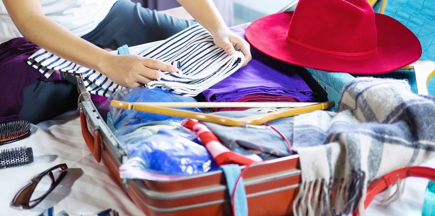 Packing a suitcase