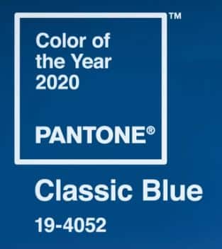 Pantone Classic Blue Swatch
