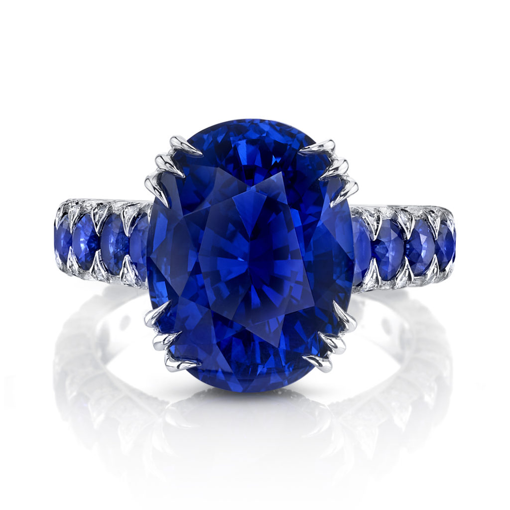 oval sapphire ring