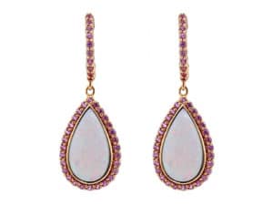 Opal earrings