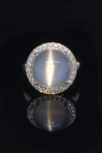 Moonstone ring by Suna Bros.