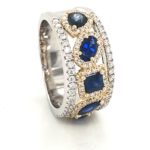 Sapphire ring from Izi's Multi-Shape Collection.