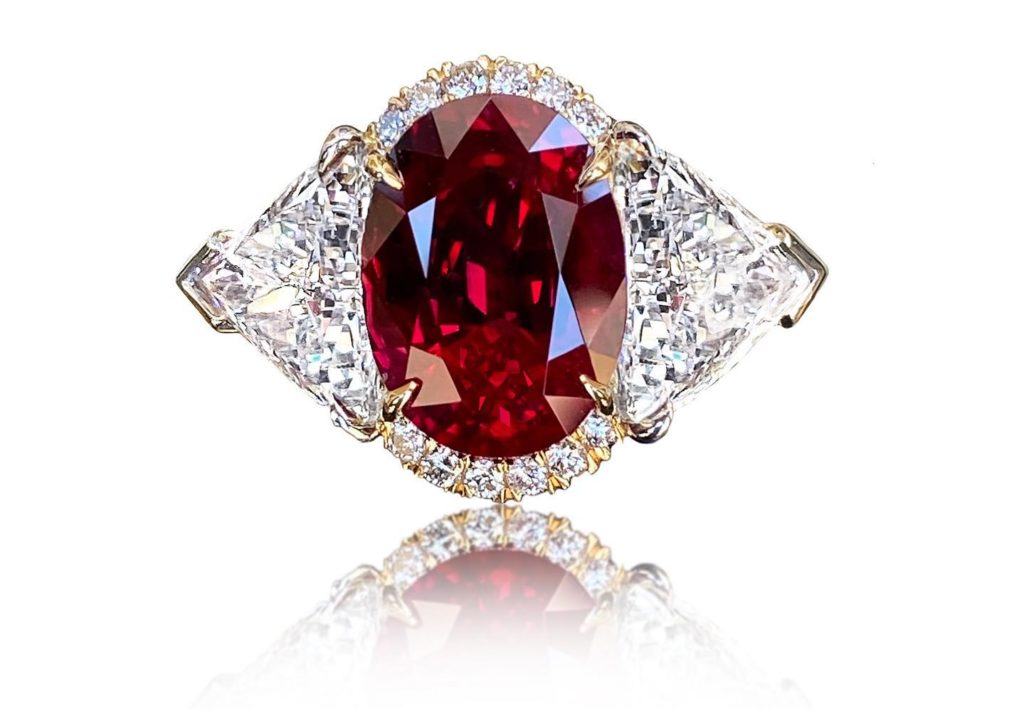 Ruby and Diamond ring by Jack Abraham