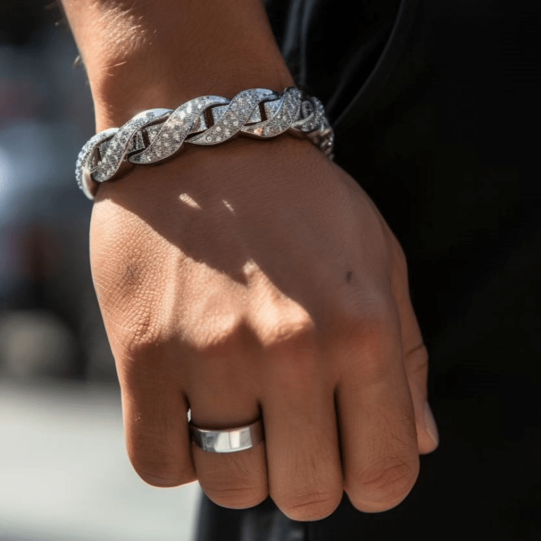 Men’s Diamond Bracelet by Jeffery B Jewelers