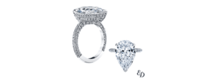 Diamond ring set provided by American Gem Society.