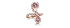 Pantone diamond ring with rose gold - American Gem Society.