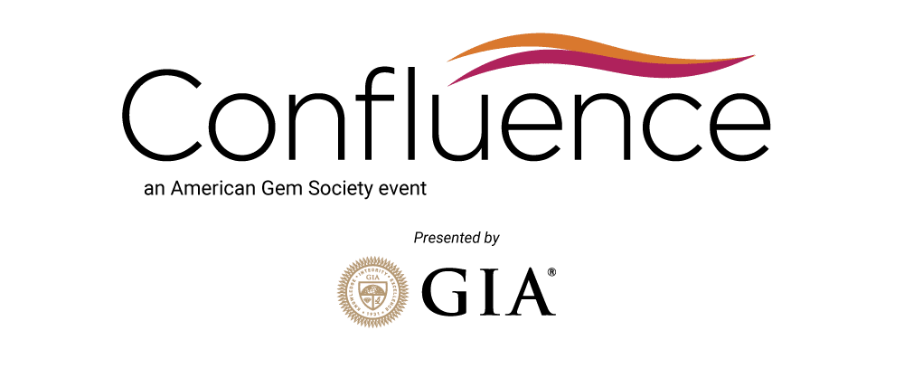 Confluence event logo presented by GIA.