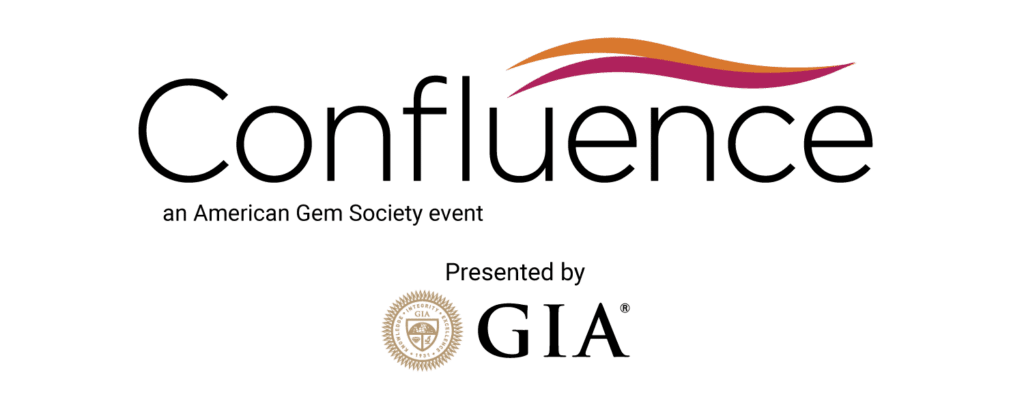 Confluence event logo presented by GIA.