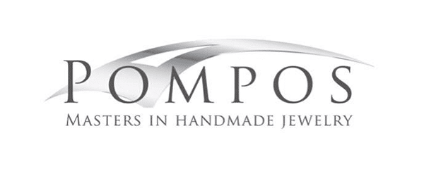 Pompos logo - masters in handmade jewelry.