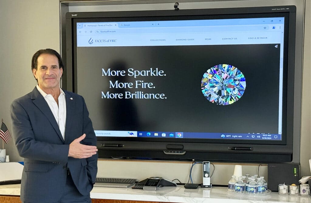 Glenn Markman, CG, CEO and President of Facets of Fire Diamonds