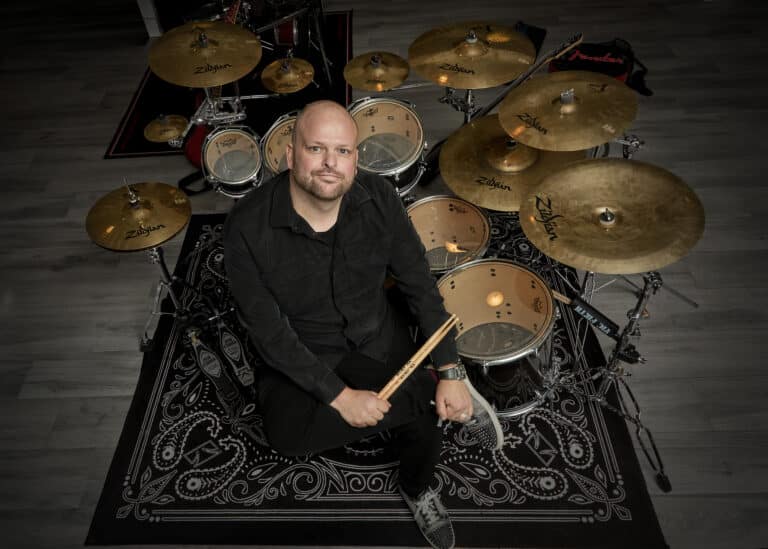 Jeff on the drums...